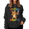 Dabbing Cat 5Th Grade Graduation Class 2020 Boys Girls Women Sweatshirt