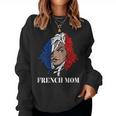 Damen Französische Wurzeln Mama Frankreich Flagge Pierced Woman Dreadlocks Frankreich Sweatshirt Frauen