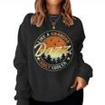 Dazzy Like A Grandpa Only Cooler Vintage Retro Fathers Day Women Sweatshirt
