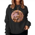 Dragonfly And Mushrooms Cottage Core Women Sweatshirt