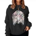 Flower Skull Sugar With Roses For Girls Mens Women Sweatshirt