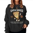 420 Retro Pizza Graphic Cute Chill Weed Women Sweatshirt