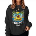 Duck Cruise Rubber Duck Squad Vaction Cruise Ship Women Sweatshirt