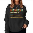 Moscow Watchdog Vintage Retro Dog Mom Dad Women Sweatshirt