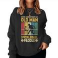Pickleball Player Pickle Ball Lover Women Sweatshirt