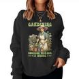 Gardening Because Murder Is Wrong Vintage Gardener Women Sweatshirt