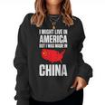Ideas For Chinese American Asian Pride Women Women Sweatshirt
