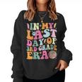 Groovy In My Last Day Of 3Rd Grade Era Last Day Of School Women Sweatshirt