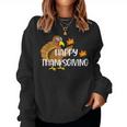 Happy Thanksgiving Day Turkey Thankful Boys Girls Women Sweatshirt