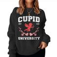 Happy Valentines Day Cupid University Pink Hearts Women Women Sweatshirt