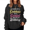 I'm A Gemini Goddess Queen Its My Birthday Season Pink Women Sweatshirt
