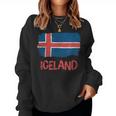 Islandintage Flag Island Pride Women's Sweatshirt Frauen