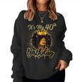 It's My 40Th Birthday Queen 40 Years Old Crown Gold Women Women Sweatshirt