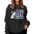 It's Me Hi I'm The Birthday Girl Its Me Tie Dye Birthday Women Sweatshirt