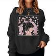 Japanese Anime Girl Manga Otaku Cherry Blossom Women Sweatshirt