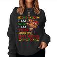 Junenth Black Queen African Black Black History Women Sweatshirt