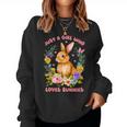 Just A Girl Who Loves Bunnies Easter Bunny Lover Women Sweatshirt