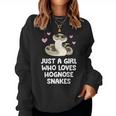 Just A Girl Who Loves Hognose Snakes Women Sweatshirt
