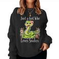 Just A Girl Who Loves Snakes Women Sweatshirt
