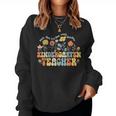 Kindergarten Teacher Appreciation Teaching Wildflowers Women Sweatshirt