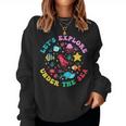 Let's Explore Under The Sea Teacher Student Back To School Women Sweatshirt