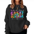 I Love You All Have A Great Summer Groovy For Teachers Women Sweatshirt