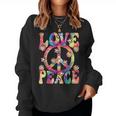 Love Peace Sign 60S 70S Outfit Hippie Costume Girls Women Sweatshirt