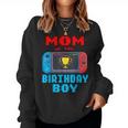 Mom Of The Birthday Boy Video Games Theme Bday Matching Women Sweatshirt