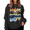 Mom And Dad Birthday Boy Dog Family Matching Women Sweatshirt