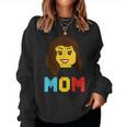 Mom Master Builder Building Bricks Blocks Family Set Parents Women Sweatshirt