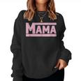 Muttertags- Mit Aufschrift Mama Best Mom Ever Kariert Sweatshirt Frauen