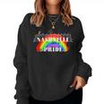 Nashville Pride Rainbow For Gay Pride Women Sweatshirt