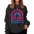 Not Good At Making Decisions Bisexual Rainbow Bi Lgbtq Women Sweatshirt