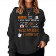 Nurse DefinitionHold My Beer Women Sweatshirt