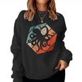 Octopus Retro Vintage Silhouette Vintage Retro Colors Women Sweatshirt