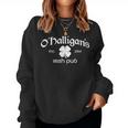 O'halligan's Irish Pub Whiskey And Beer Bar Women Sweatshirt