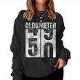 Oldometer 49-50 Yrs Old Man Woman Bday Graphic 50Th Birthday Women Sweatshirt