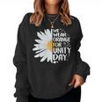 Orange Unity Day Daisy We Wear Orange For Unity Day Women Sweatshirt