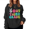 Peace Out 3Rd Grade Graduation Class 2024 Last Day Of School Women Sweatshirt