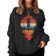 Piña Retrointage Sunset Style Cuello Sudadera Mujer