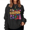 Play Is The Work Of The Child Montessori Teacher Montessori Women Sweatshirt