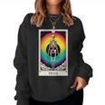 Pride Rainbow Tarot Card Skeleton Women Sweatshirt