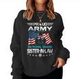Proud Army National Guard Sister-In-Law Veterans Day Women Sweatshirt