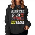 Race Car Party Auntie Of The Birthday Racer Racing Family Women Sweatshirt