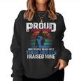 I Raised My Hero Army For Military Veteran Mom Idea Women Sweatshirt