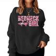 Redneck Girl Pink Camouflage With Two Ducks Women Sweatshirt