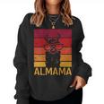 Retro Almama Muttertag Beste Mama Alpaka Sweatshirt Frauen