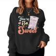 Retro Nurse Valentines Day D10w Icu Rn Er Ed You're So Sweet Women Sweatshirt