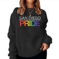 San Diego Pride Lgbtq Rainbow Women Sweatshirt