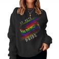 St Pete Pride Gay Pride Lgbtq Rainbow Palm Trees Women Sweatshirt